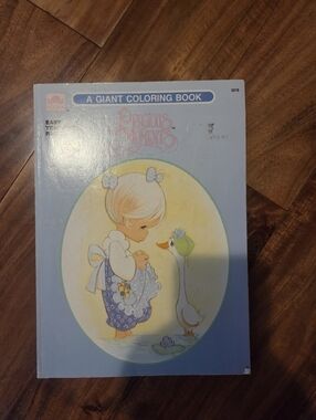 Vintage Precious Moments Giant Coloring Book, 1989.